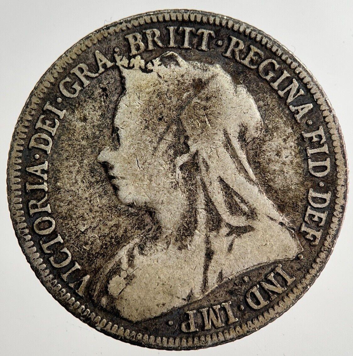 1896 Victoria Shilling Silver Coin | Collectable Grade | a8201