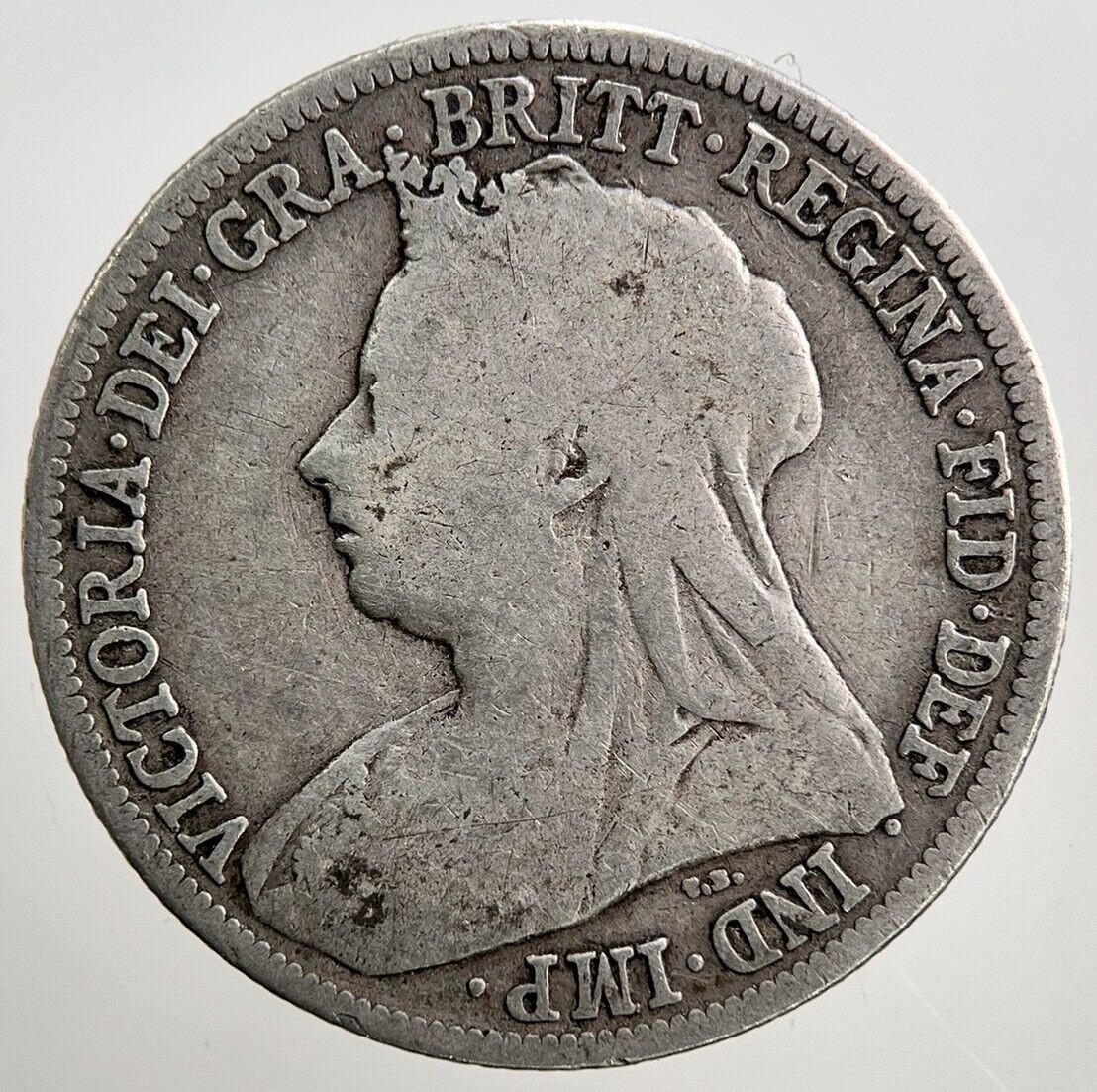 1896 Victoria Shilling Silver Coin | Collectable Grade | a2103