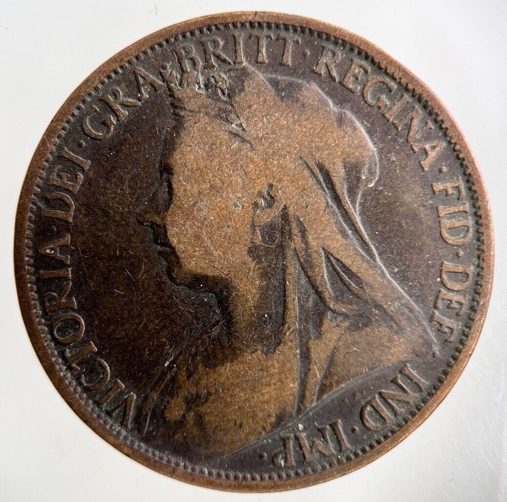 1896 Victoria One Penny Coin | Collectable Grade