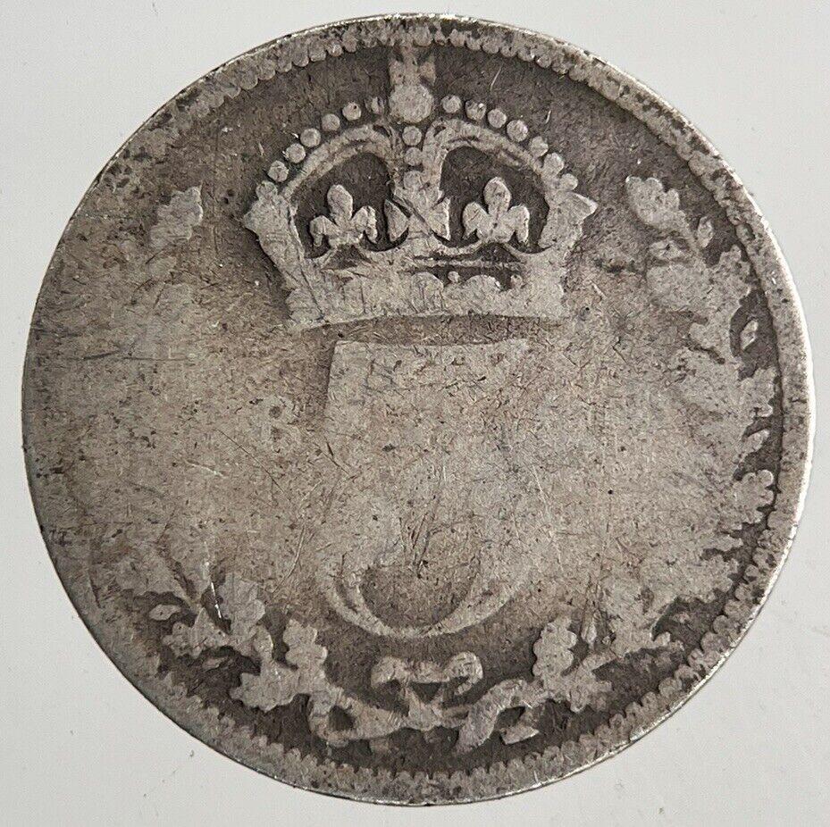 1896 Victoria Silver Threepence Coin | Collectable Grade