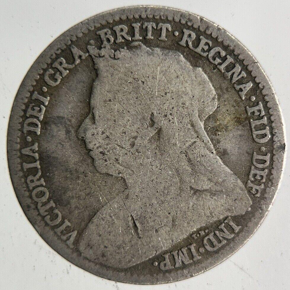 1896 Victoria Threepence Silver Coin | Collectable Grade