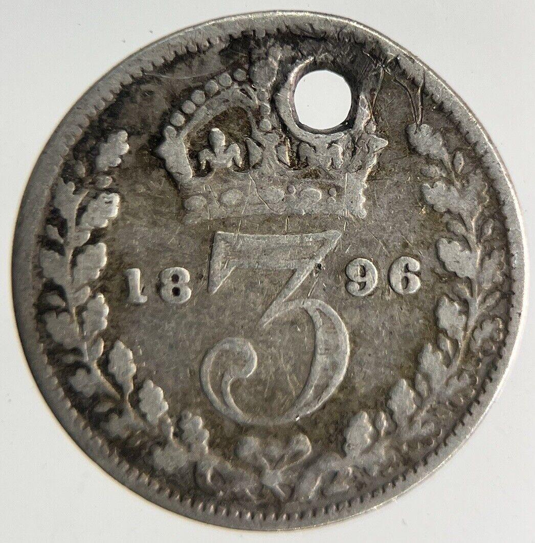 1896 Victoria Threepence Silver Coin | Collectable Grade