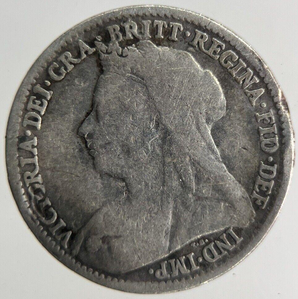 1896 Victoria Threepence Silver Coin | Collectable Grade