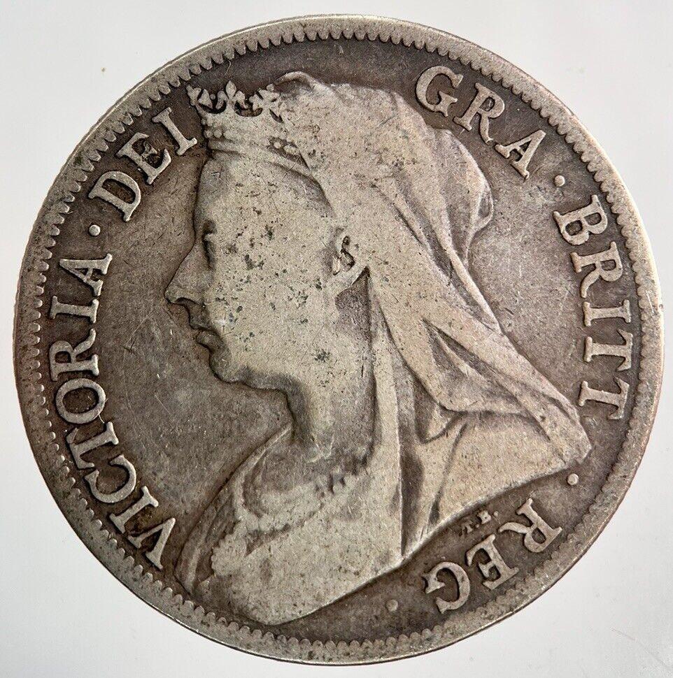 1897 Victoria Half-Crown Silver Coin | Fine Collectable Grade
