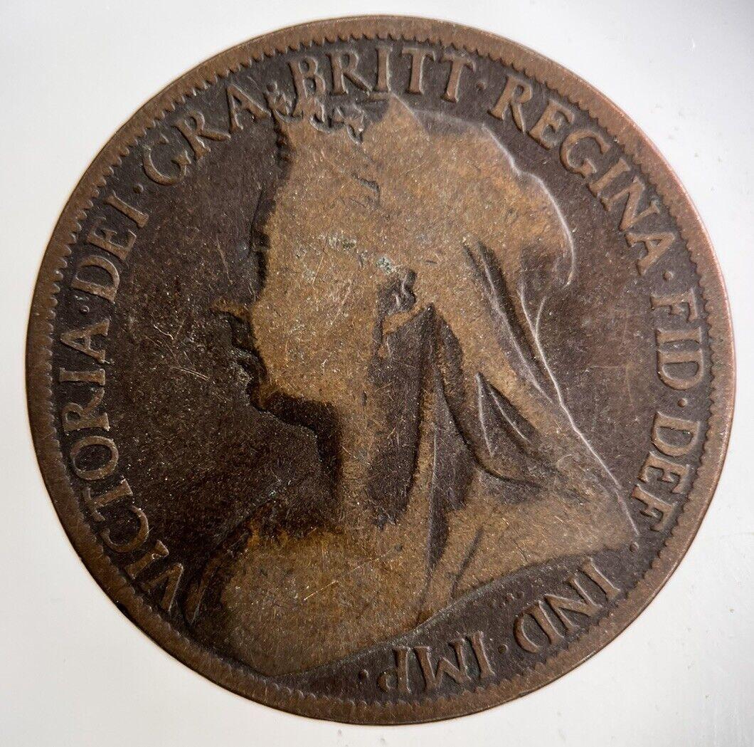 1897 Victoria One Penny Coin | Collectable Grade