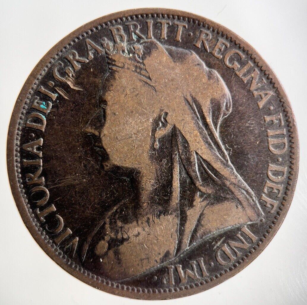 1897 Victoria One Penny Coin | Collectable Grade