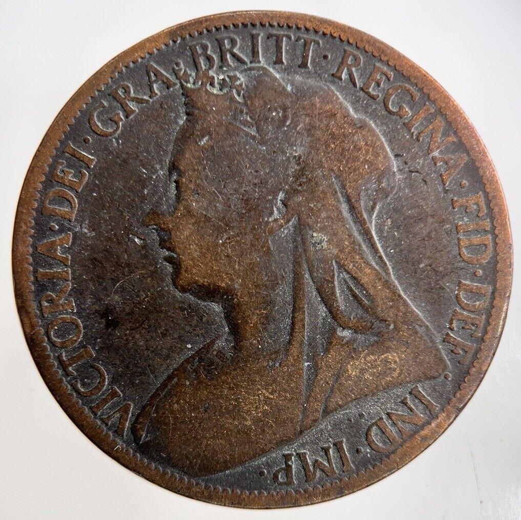 1897 Victoria One Penny Coin | Collectable Grade