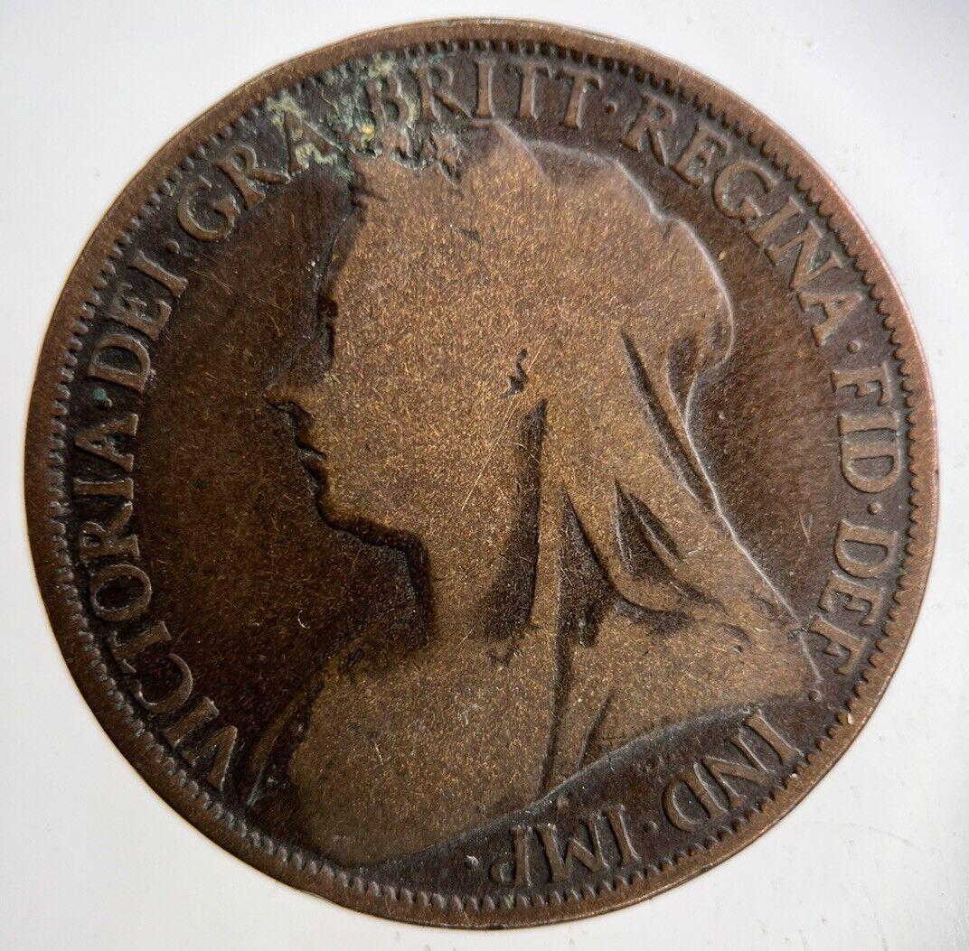 1897 Victoria One Penny Coin | Collectable Grade