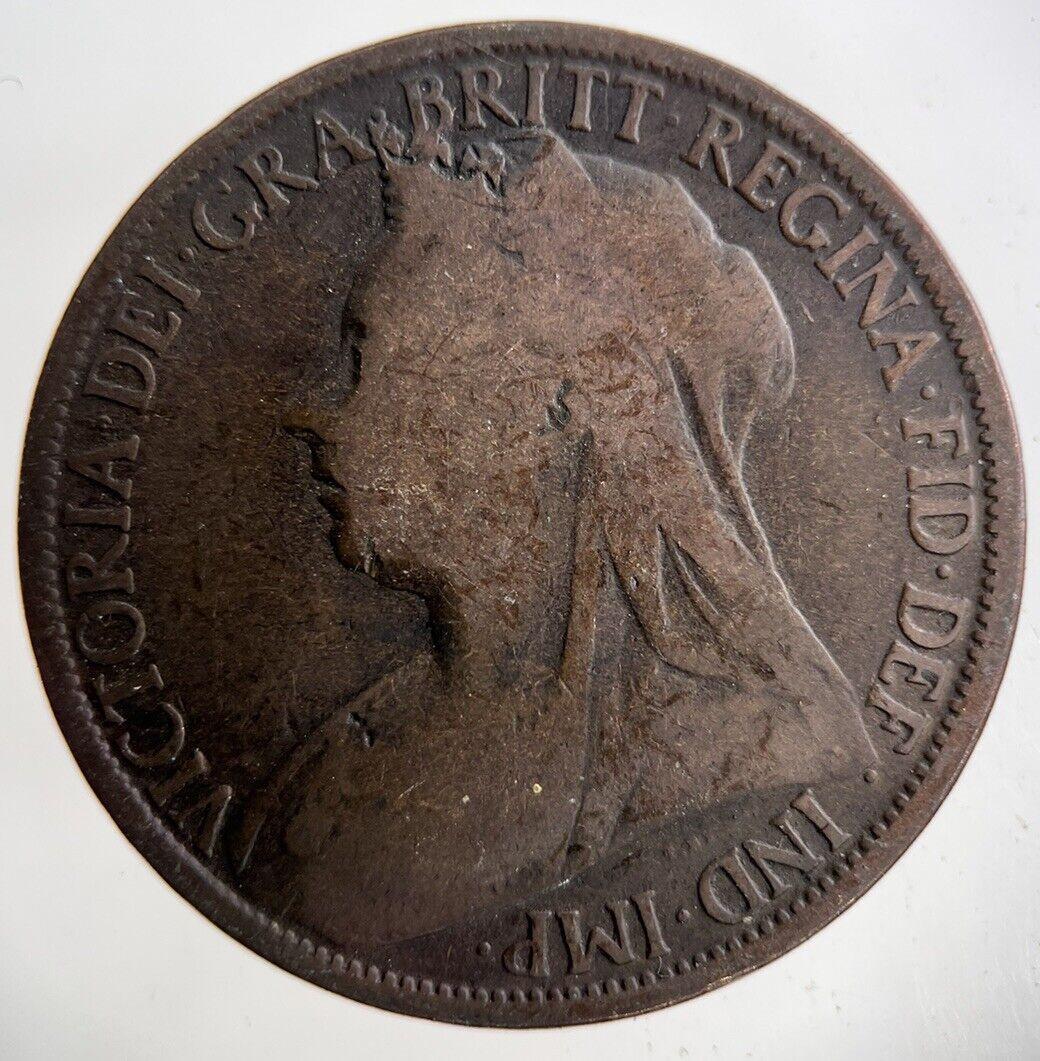 1897 Victoria One Penny Coin | Collectable Grade
