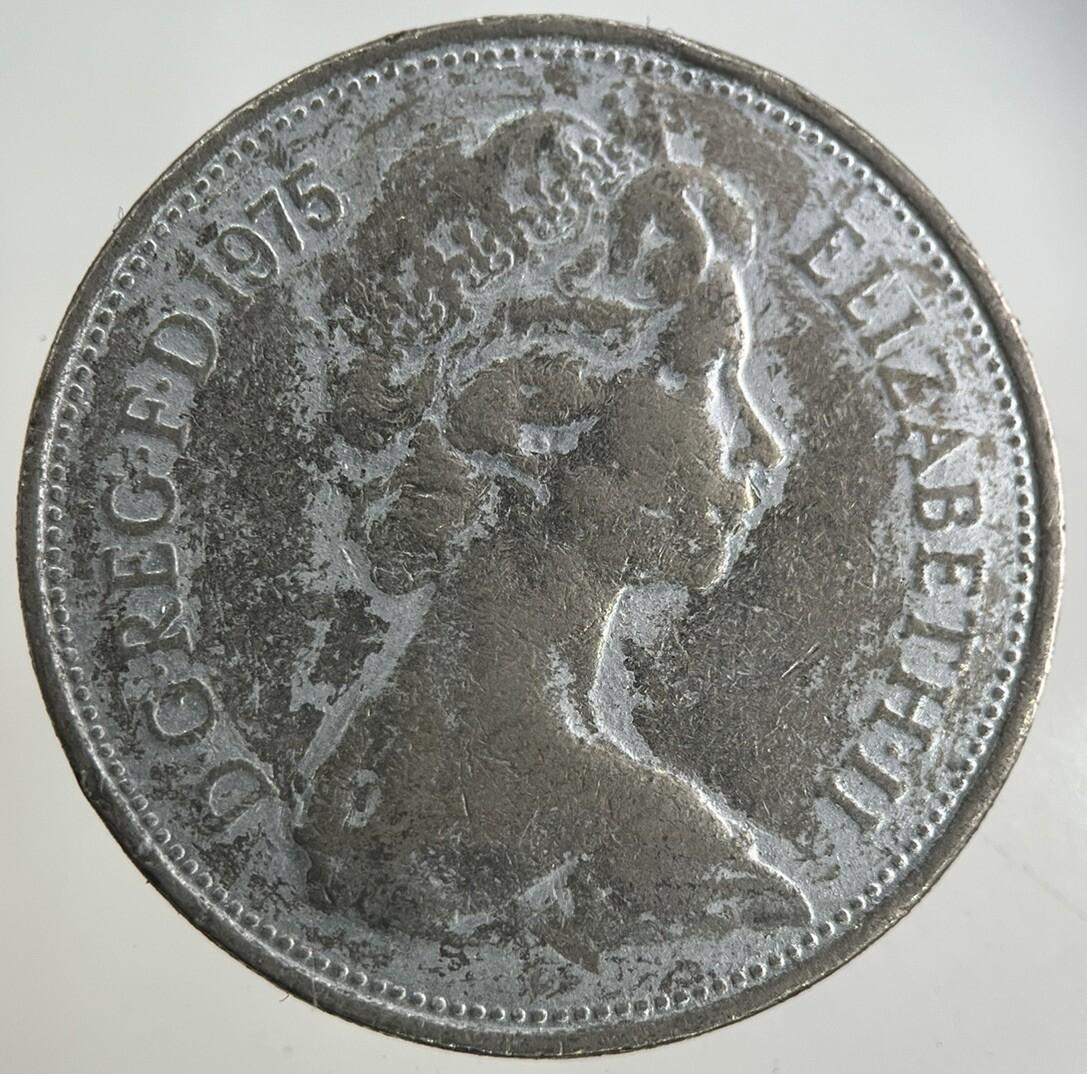 1975 Elizabeth II 2nd 10p Ten-Pence Coin | Fine Collectable Grade