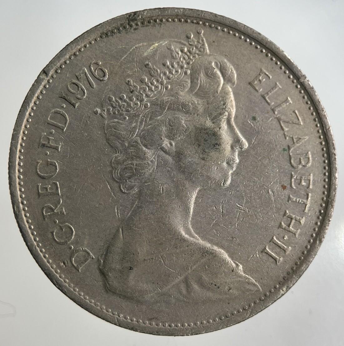 1976 Elizabeth II 2nd 10p Ten-Pence Coin | Fine Collectable Grade