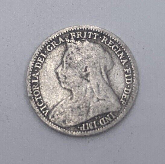 1897 Victoria Threepence | British Silver Coin | Collectable Grade | a058