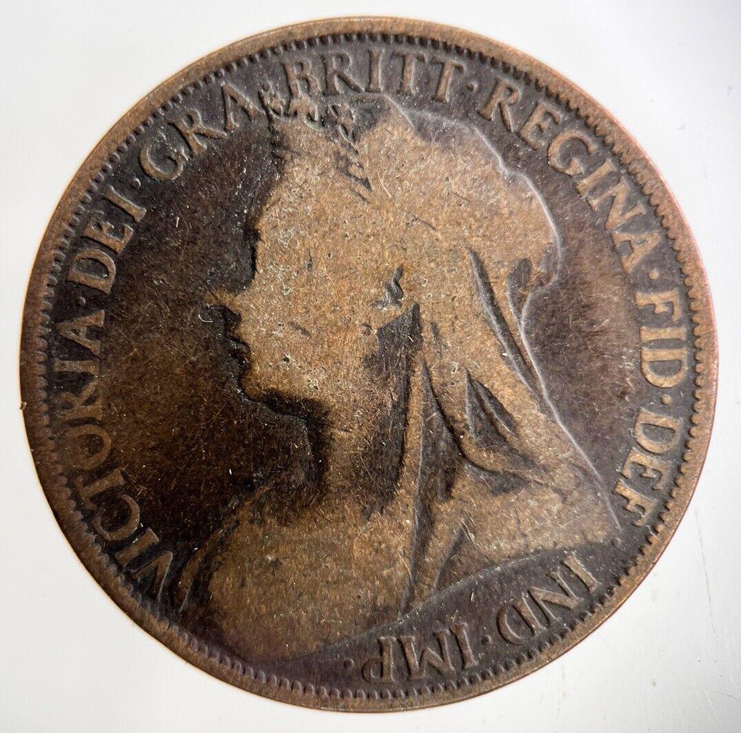 1897 Victoria One Penny Coin | Collectable Grade