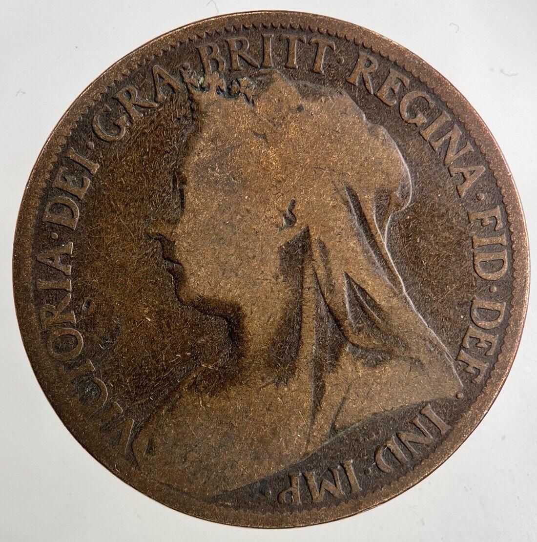 1897 Victoria One Penny Coin | Collectable Grade