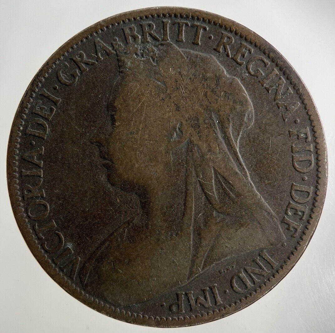 1897 Victoria One Penny Coin | Collectable Grade