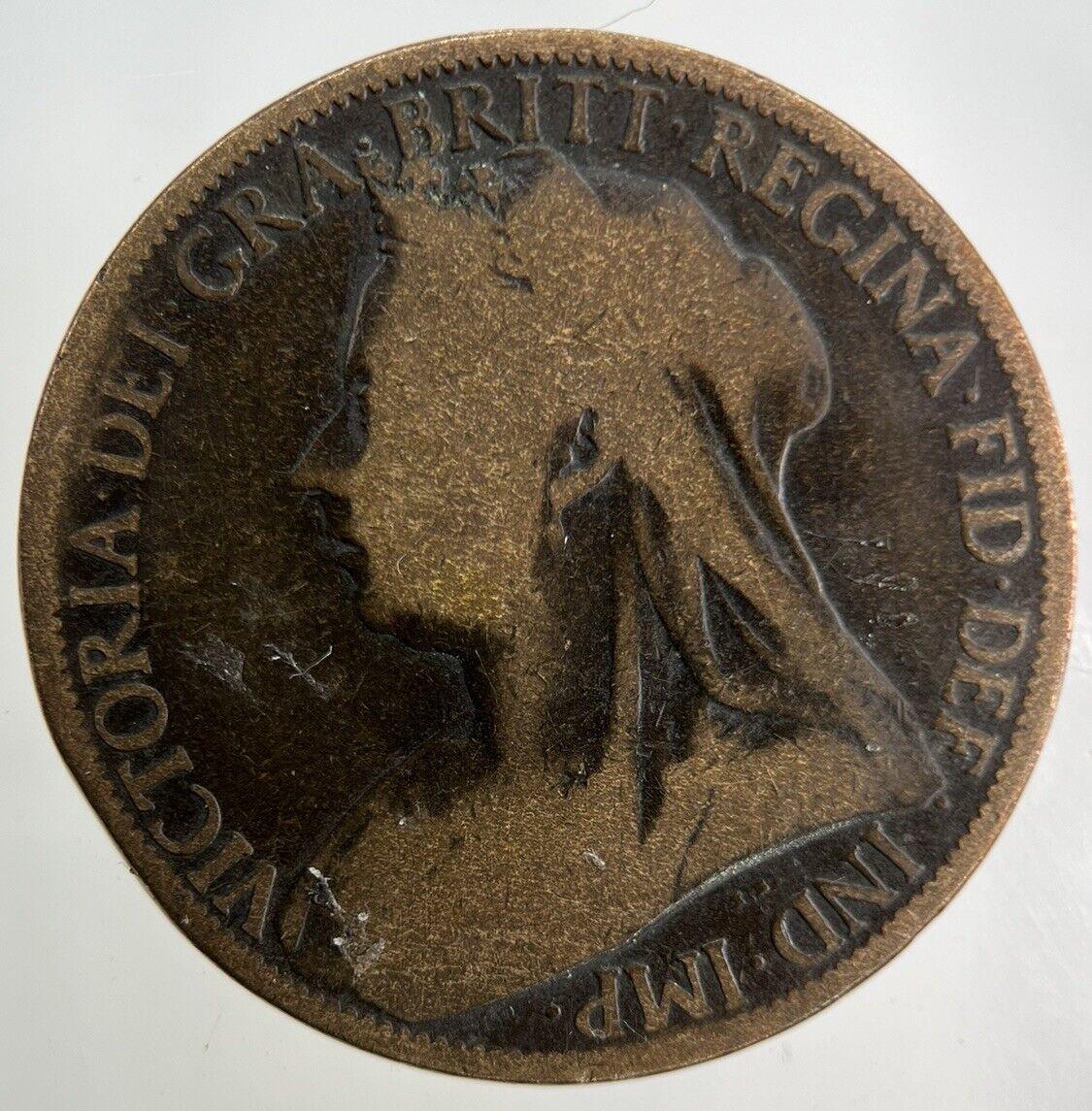 1897 Victoria One Penny Coin | Collectable Grade