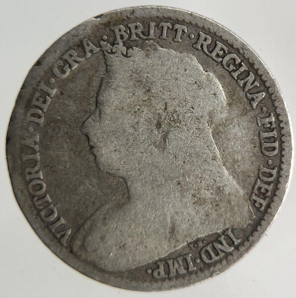 1897 Victoria Threepence Silver Coin | Collectable Grade