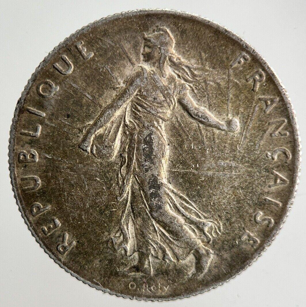 1898 France 50 Centimes Silver Coin | Fine Collectable Grade