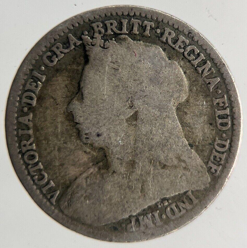 1898 Victoria Threepence Silver Coin | Collectable Grade