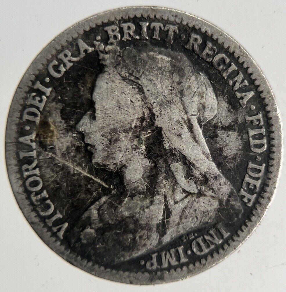 1898 Victoria Threepence Silver Coin | Collectable Grade