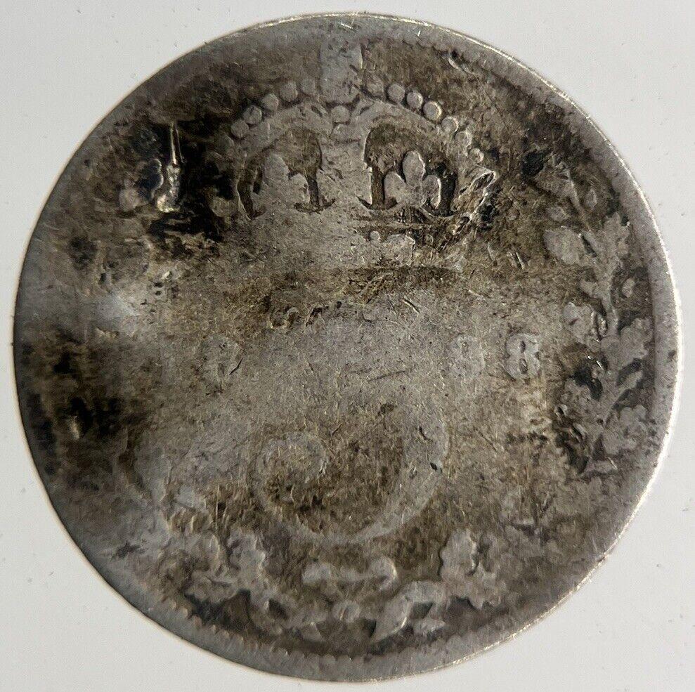 1898 Victoria Threepence Silver Coin | Collectable Grade