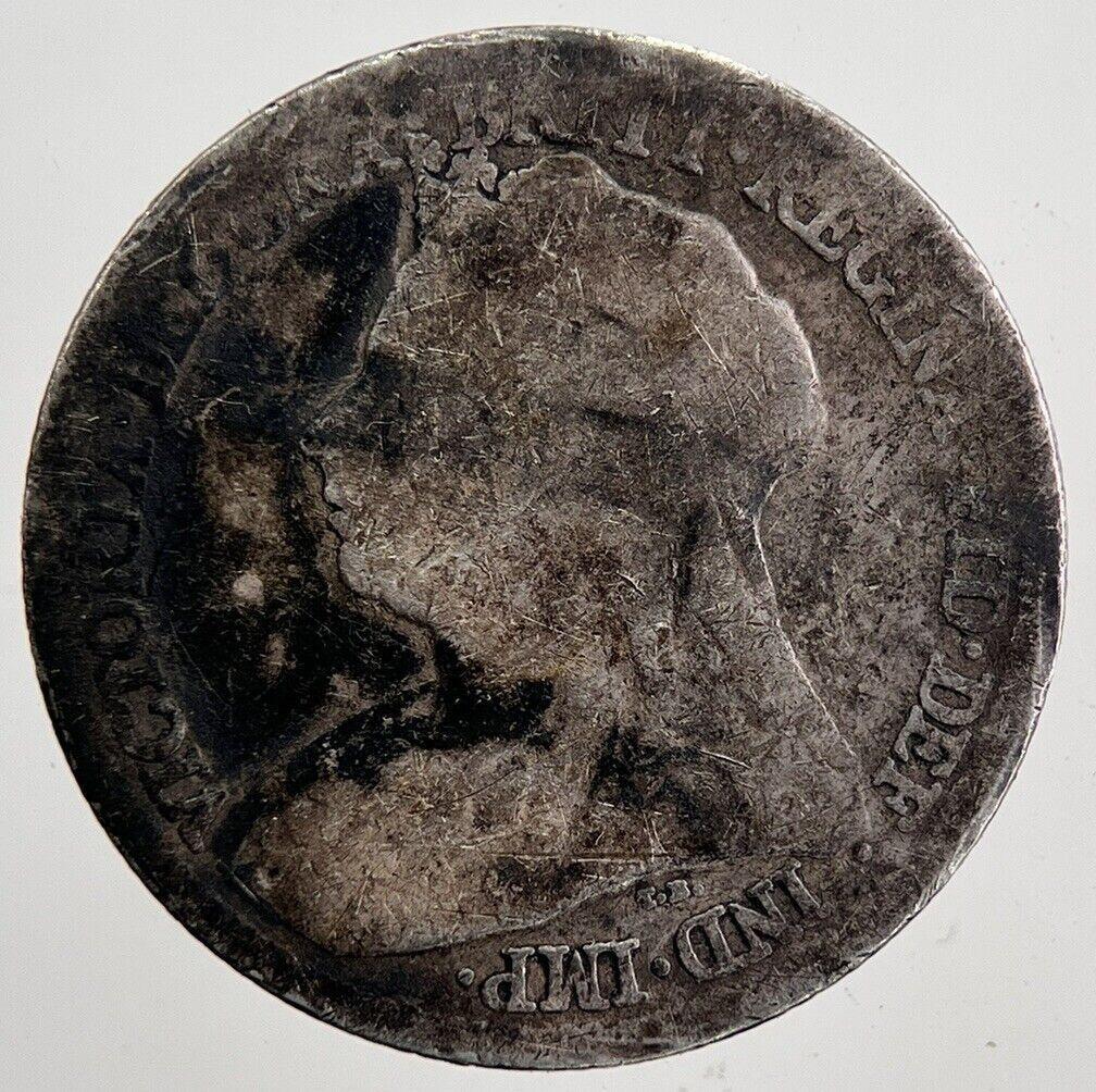 1898 Victoria Sixpence Silver Coin | Collectable Grade | a6008