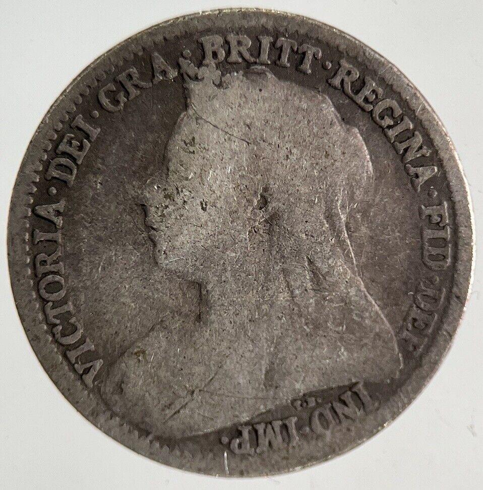1898 Victoria Silver Threepence Coin | Collectable Grade
