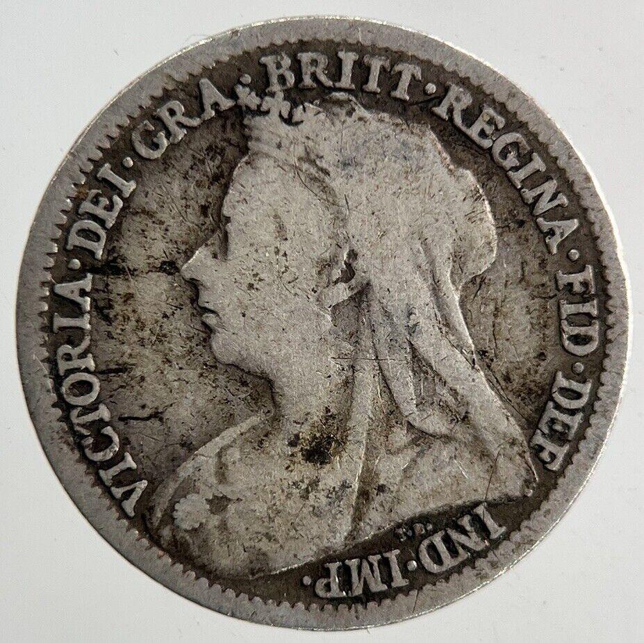 1898 Victoria Silver Threepence Coin | Collectable Grade