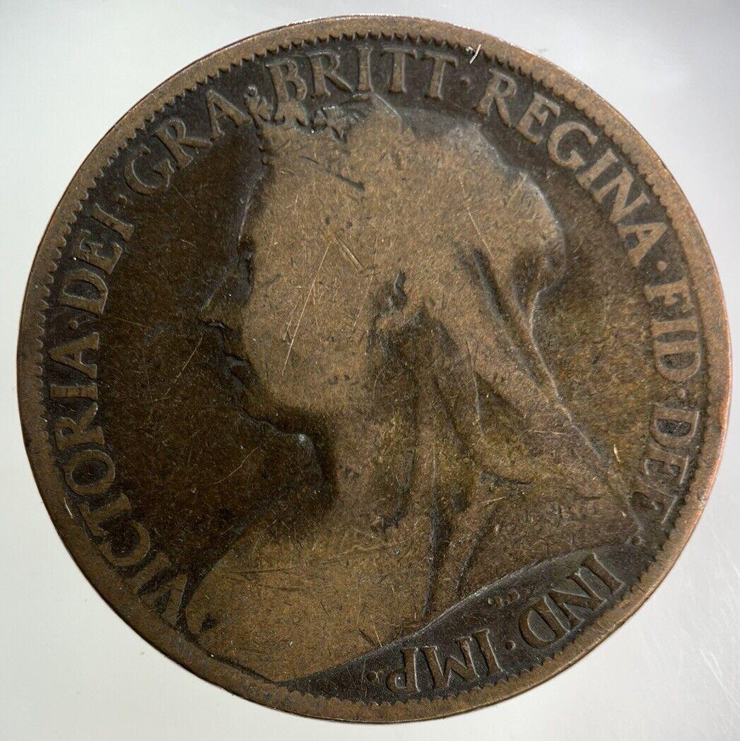 1898 Victoria One Penny Coin | Collectable Grade