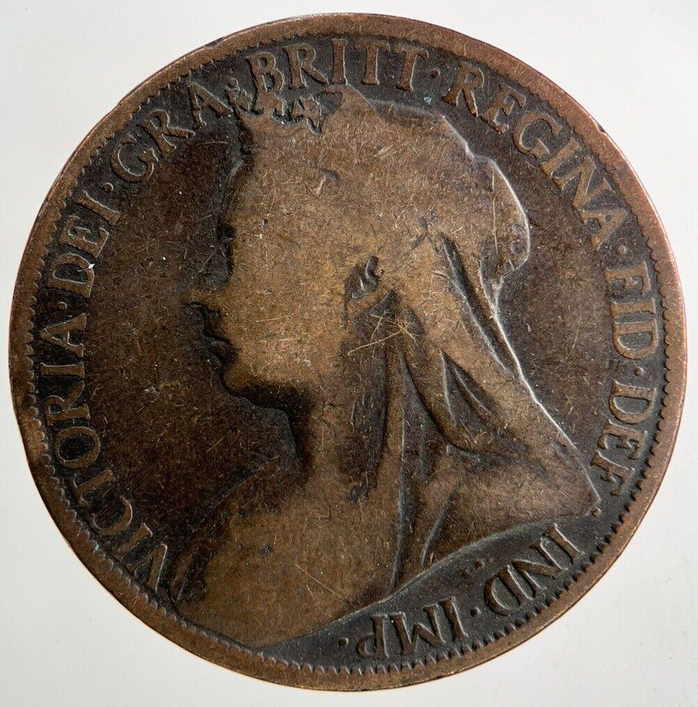 1898 Victoria One Penny Coin | Collectable Grade