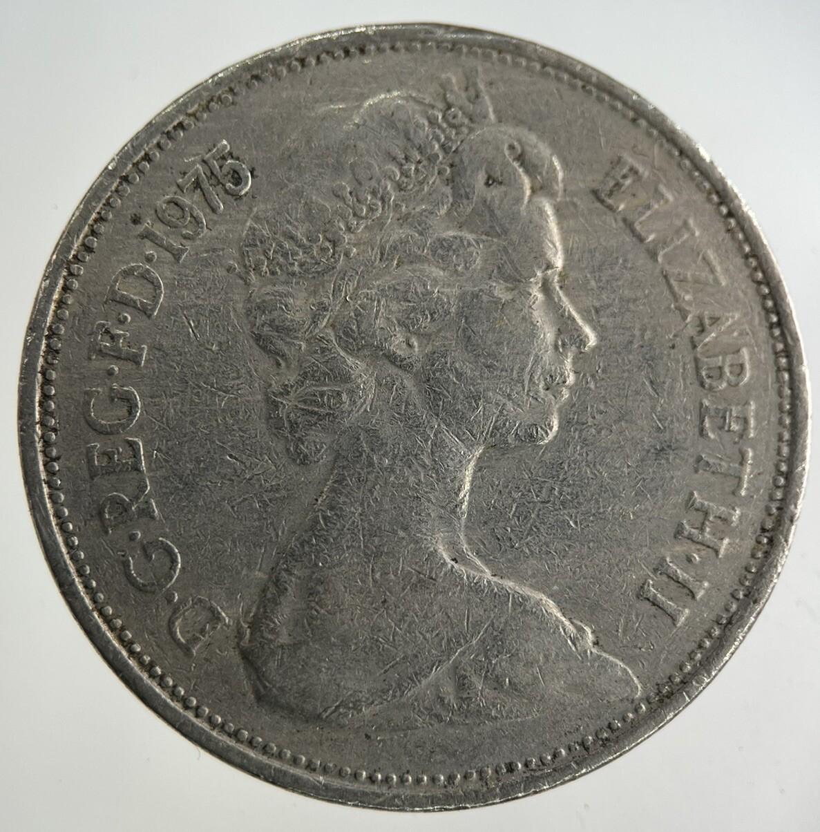 1975 Elizabeth II 2nd 10p Ten-Pence Coin | Fine Collectable Grade