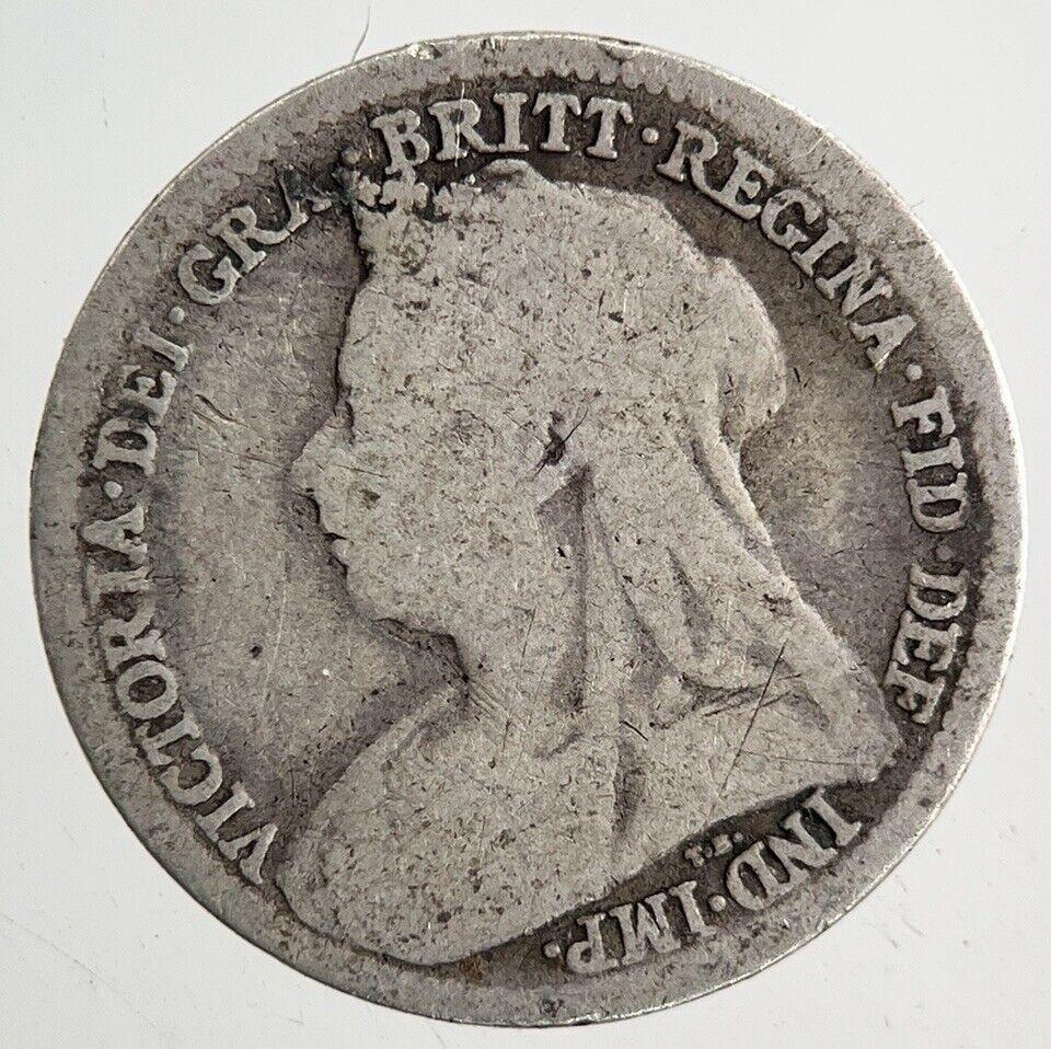 1898 Victoria Threepence Silver Coin | Collectable Grade