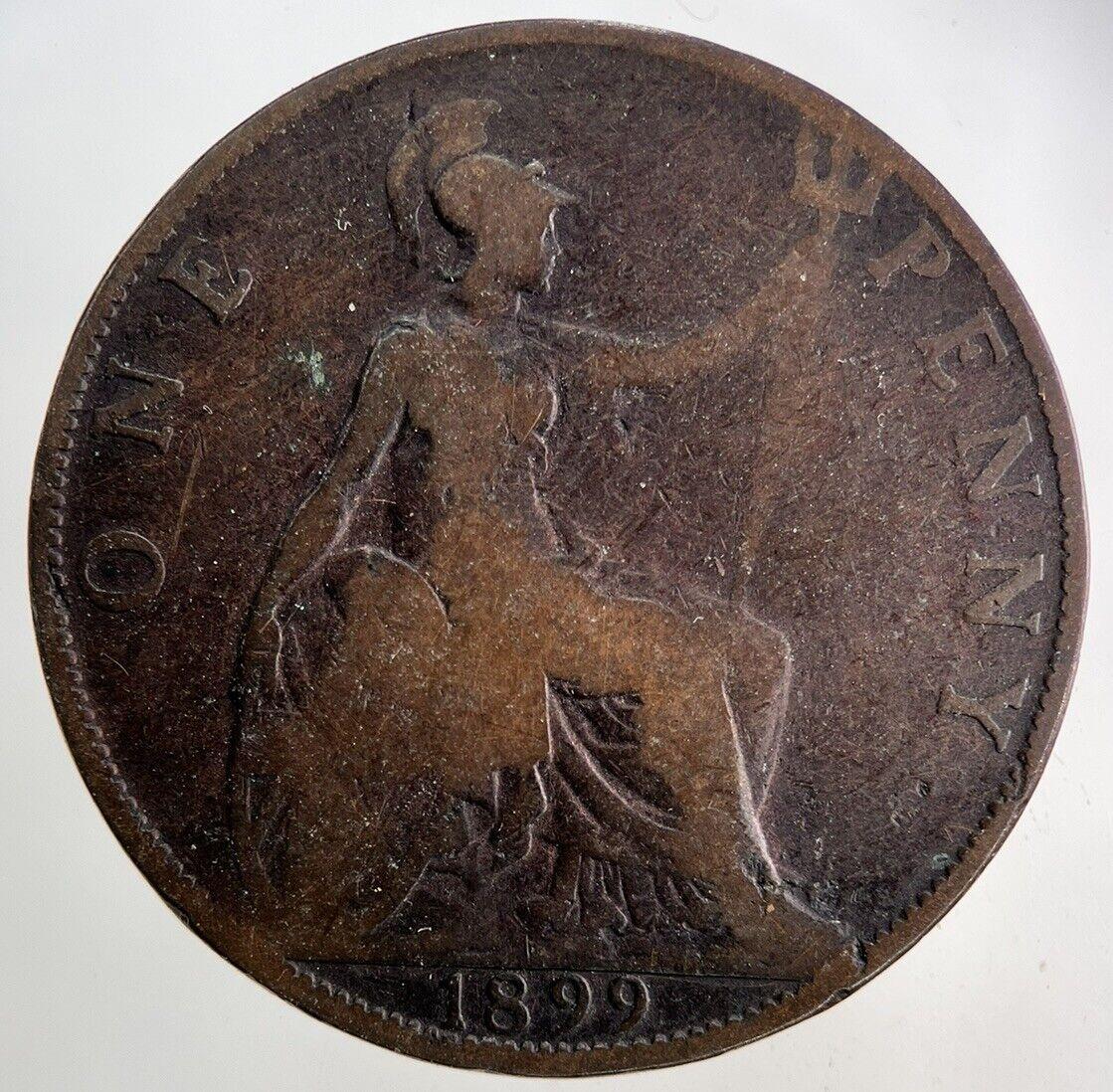 1899 Victoria One Penny Coin | Collectable Grade