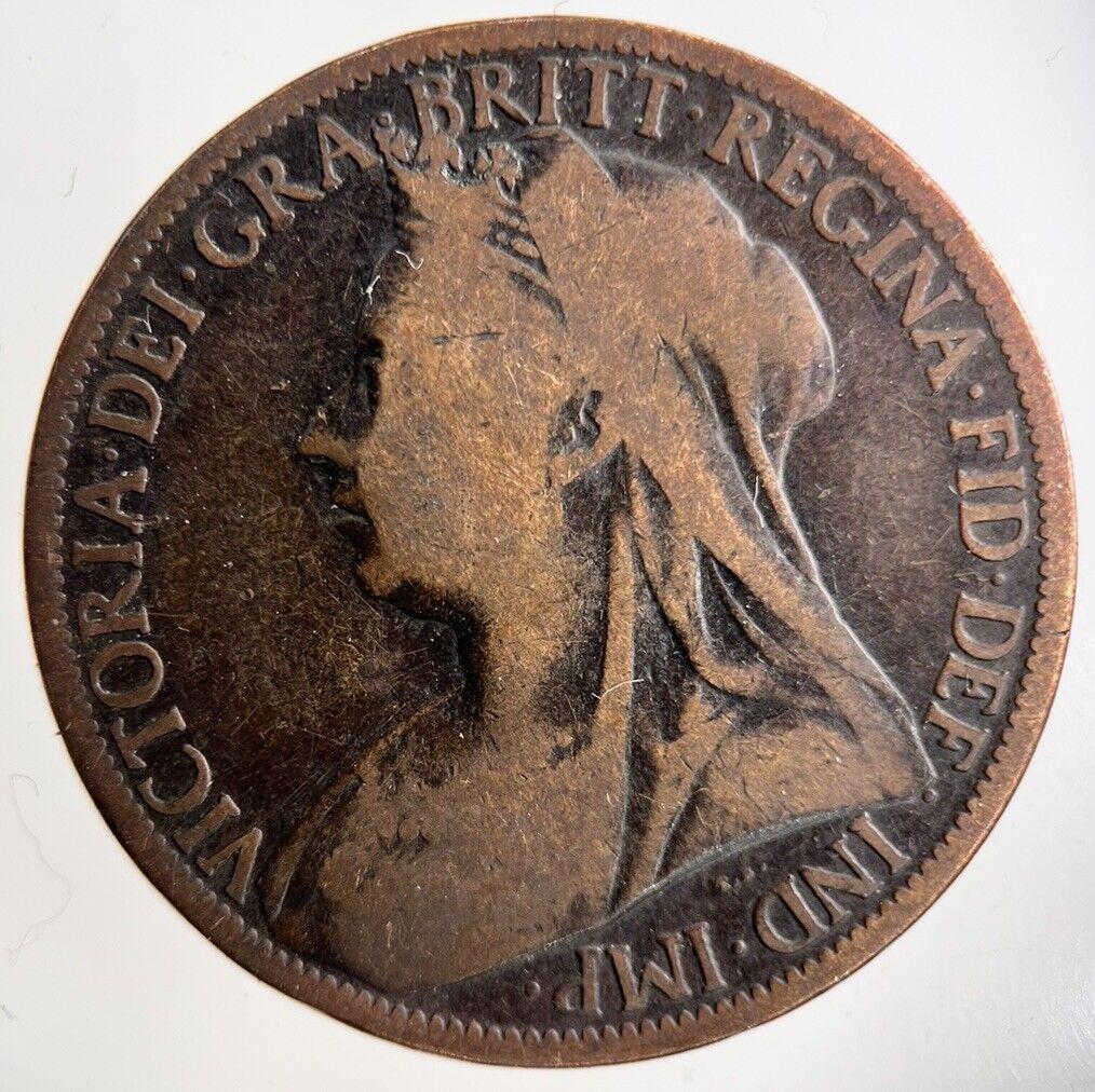 1899 Victoria One Penny Coin | Collectable Grade
