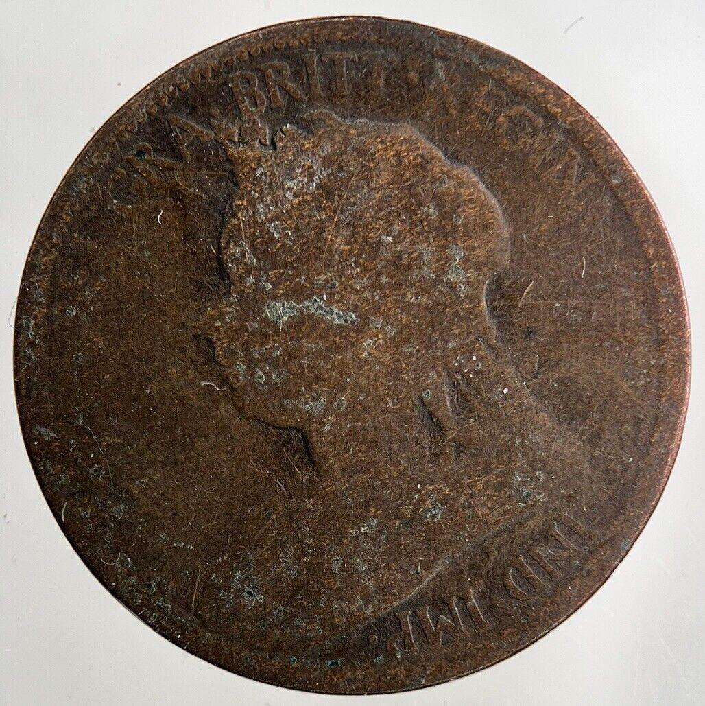 1899 Victoria Half-Penny Coin | Fair Grade