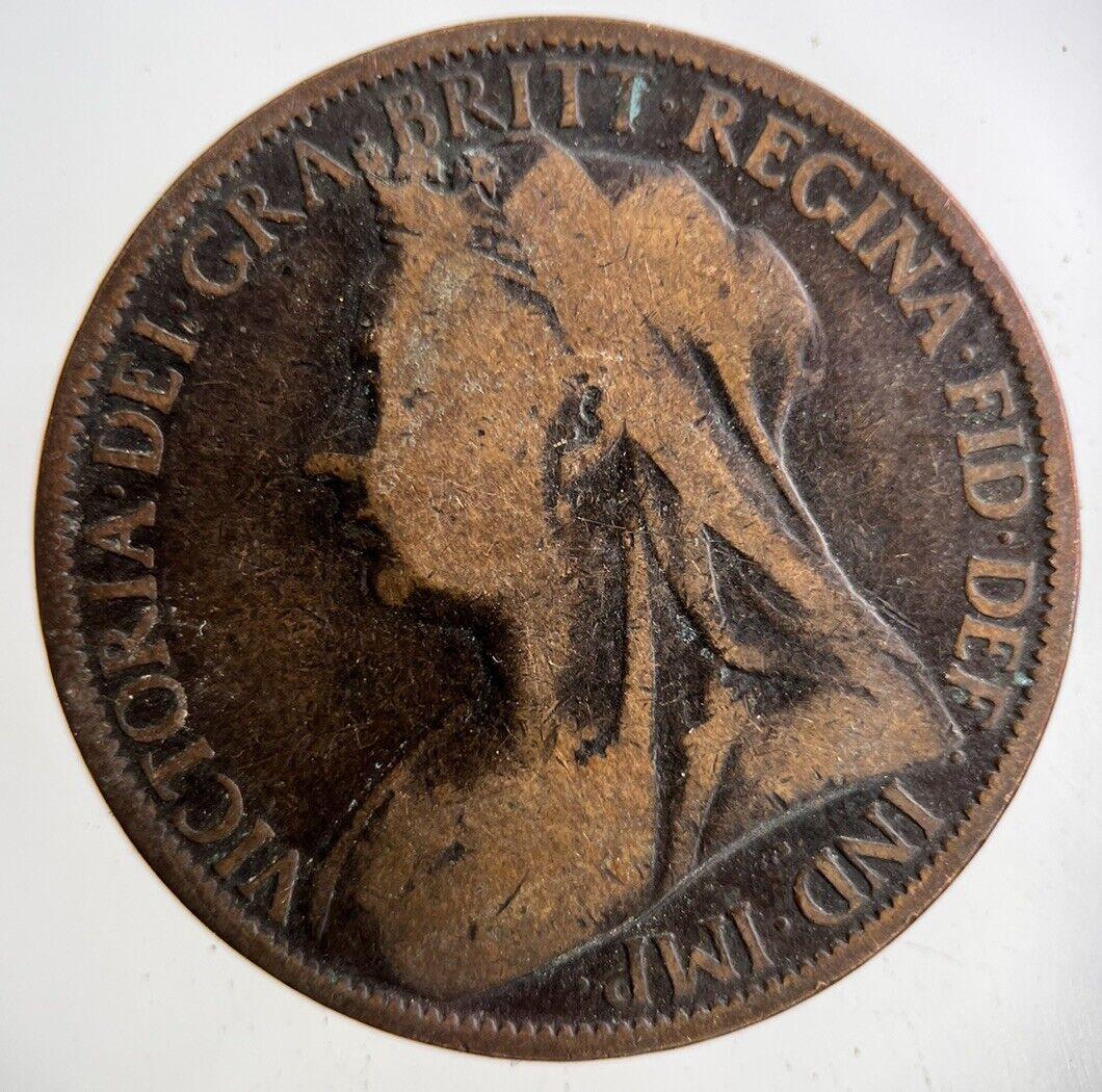 1899 Victoria One Penny Coin | Collectable Grade