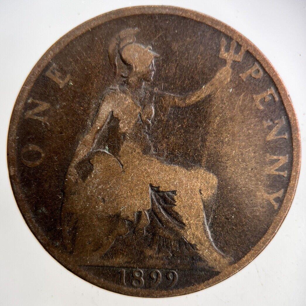 1899 Victoria One Penny Coin | Collectable Grade