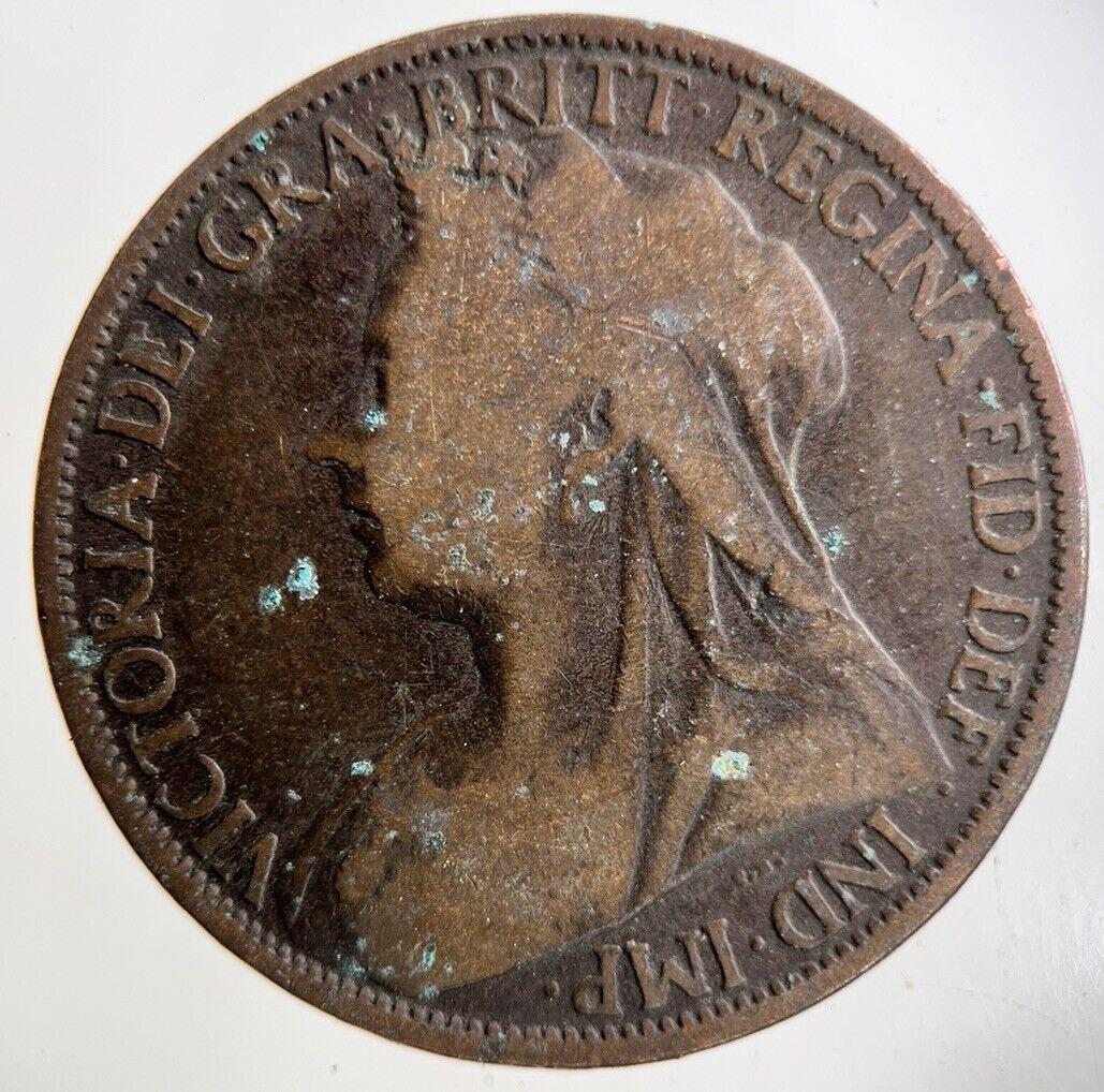 1899 Victoria One Penny Coin | Collectable Grade