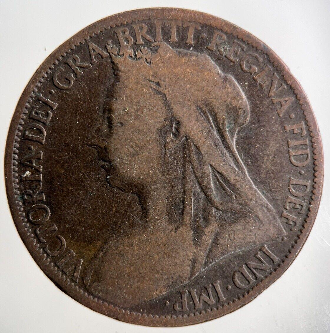 1899 Victoria One Penny Coin | Collectable Grade