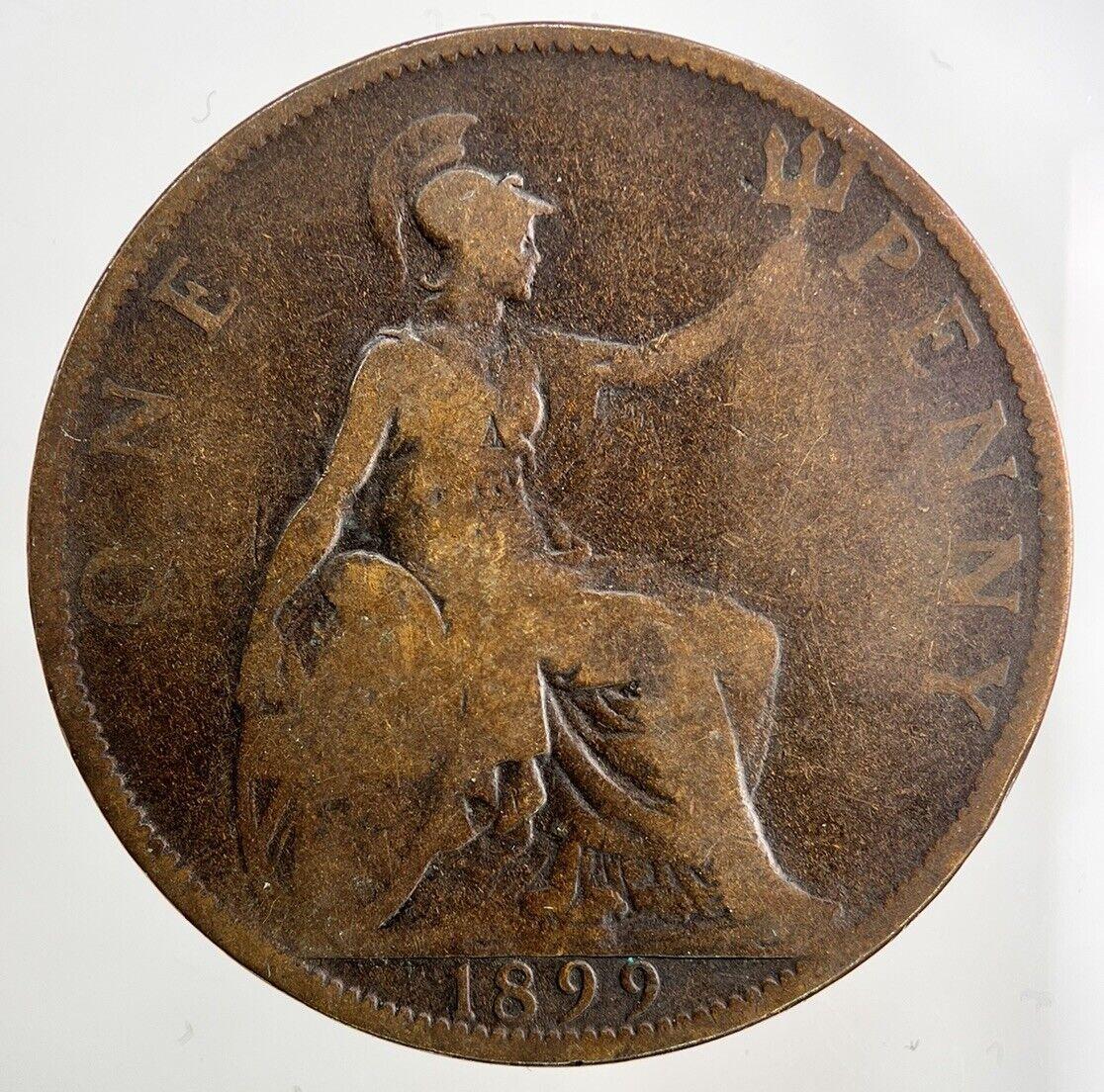 1899 Victoria One Penny Coin | Collectable Grade