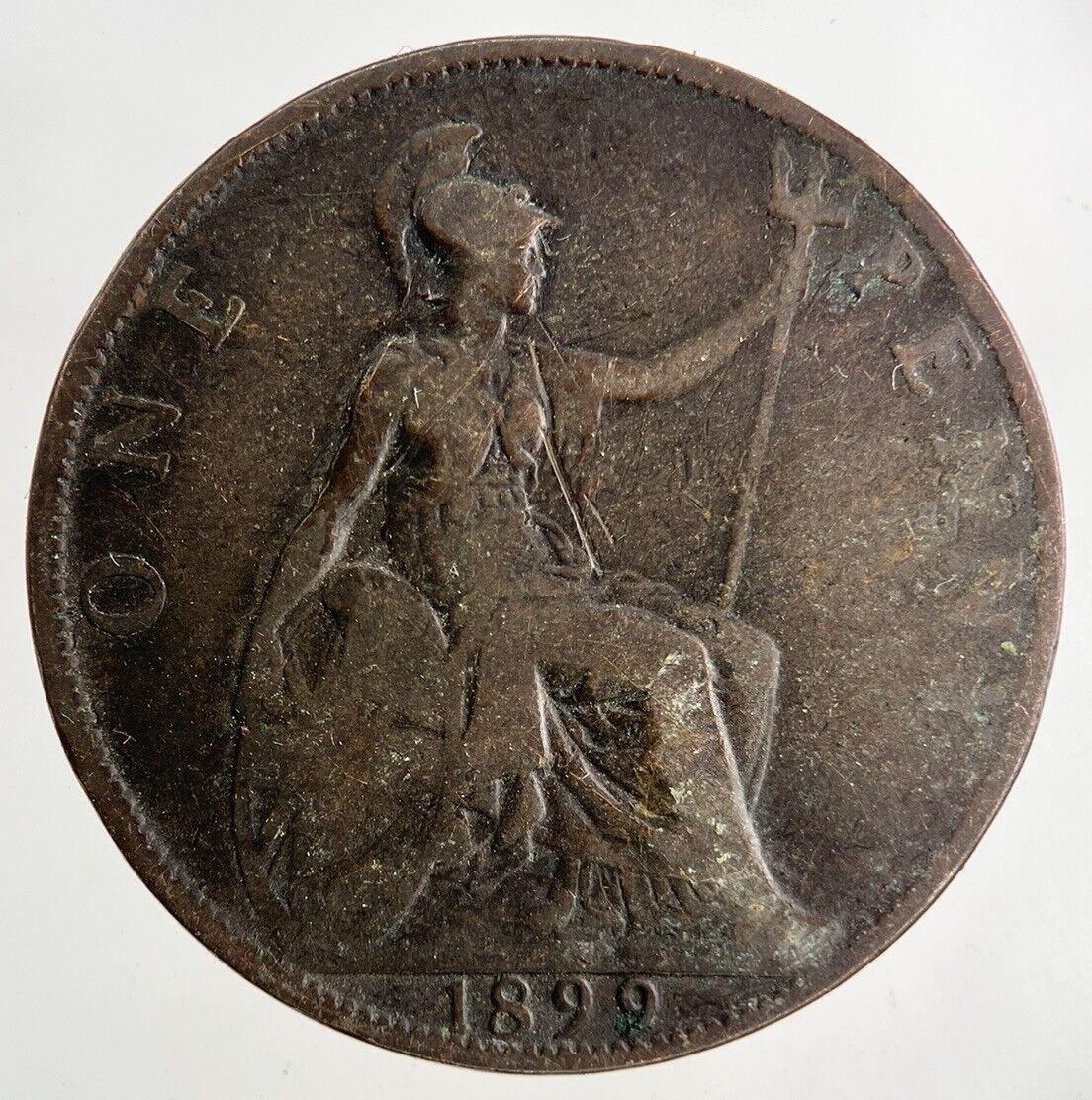 1899 Victoria One Penny Coin | Collectable Grade