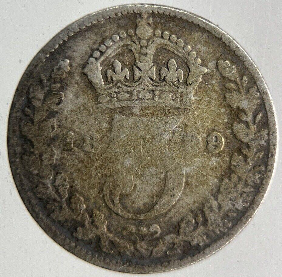 1899 Victoria Threepence Silver Coin | Collectable Grade