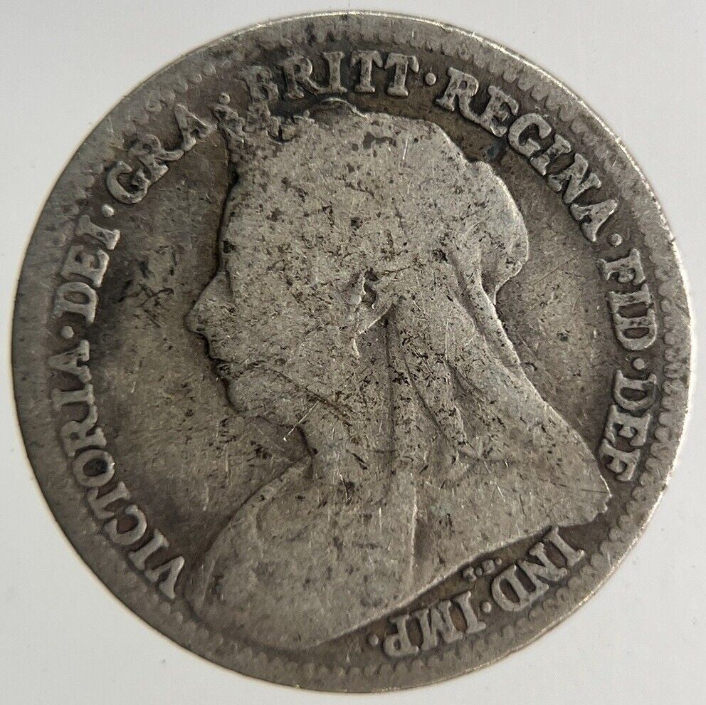 1899 Victoria Threepence Silver Coin | Collectable Grade