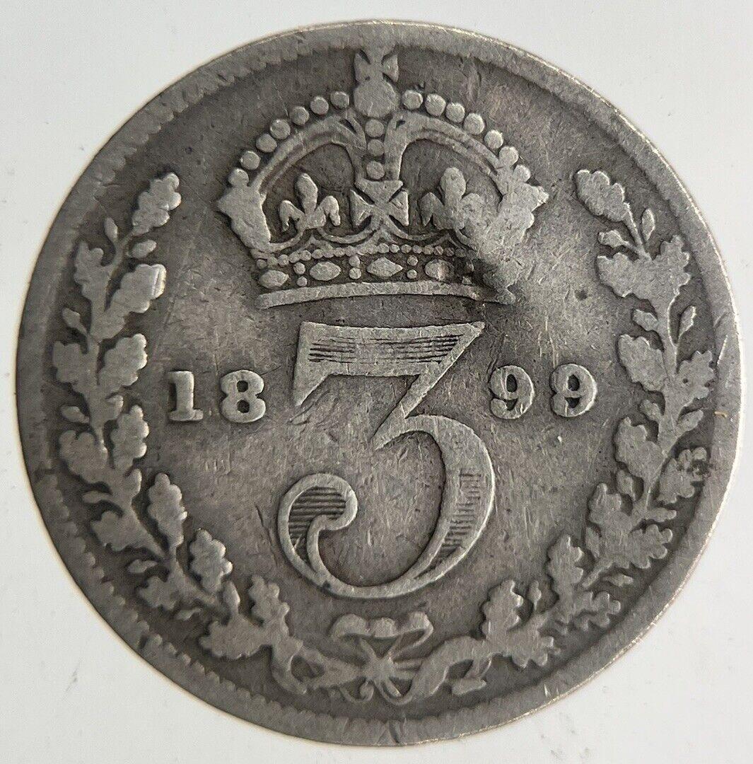 1899 Victoria Threepence Silver Coin | Collectable Grade