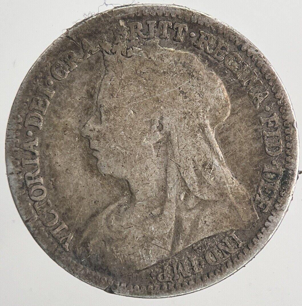 1899 Victoria Threepence Silver Coin | Collectable Grade | a6755