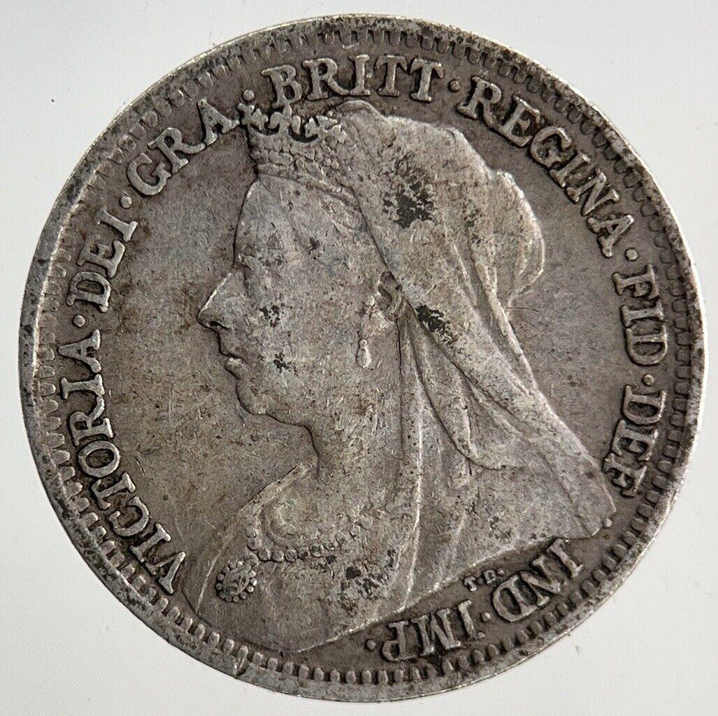 1899 Victoria Threepence Silver Coin | Fine Collectable Grade