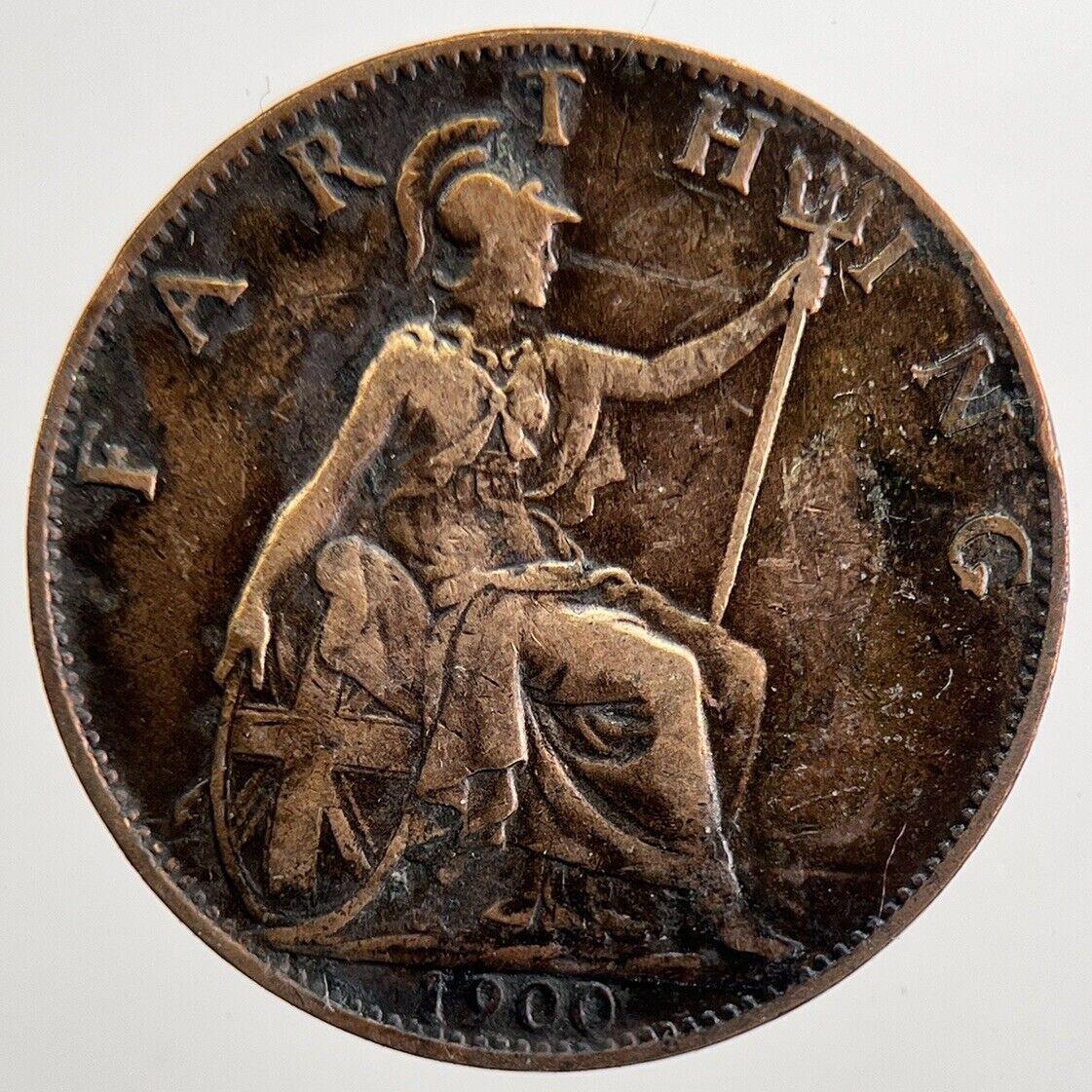 1900 Victoria Farthing Coin | Very High Grade | a5668