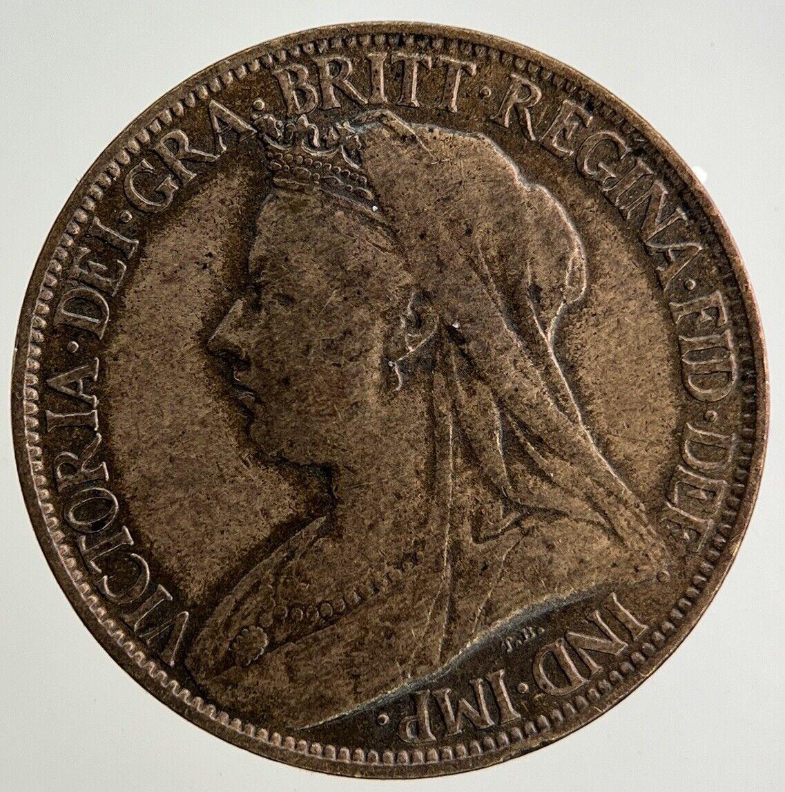 1900 Victoria Farthing Coin | Fine Collectable Grade