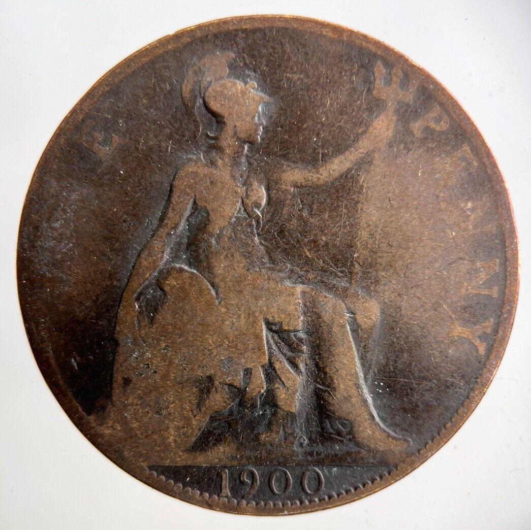 1900 Victoria One Penny Coin | Collectable Grade