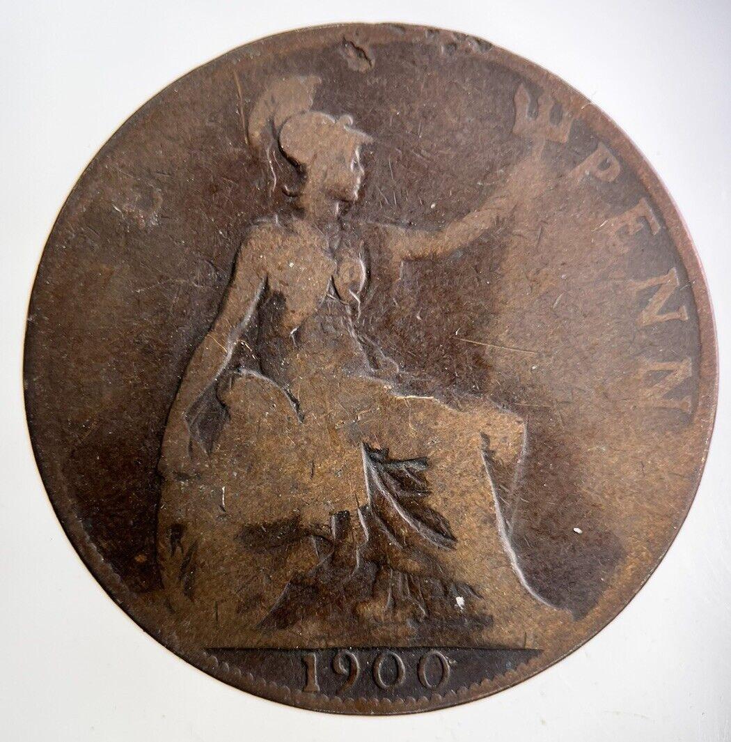 1900 Victoria One Penny Coin | Collectable Grade